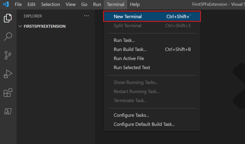 Create Extension with SharePoint Framework(SPFx)